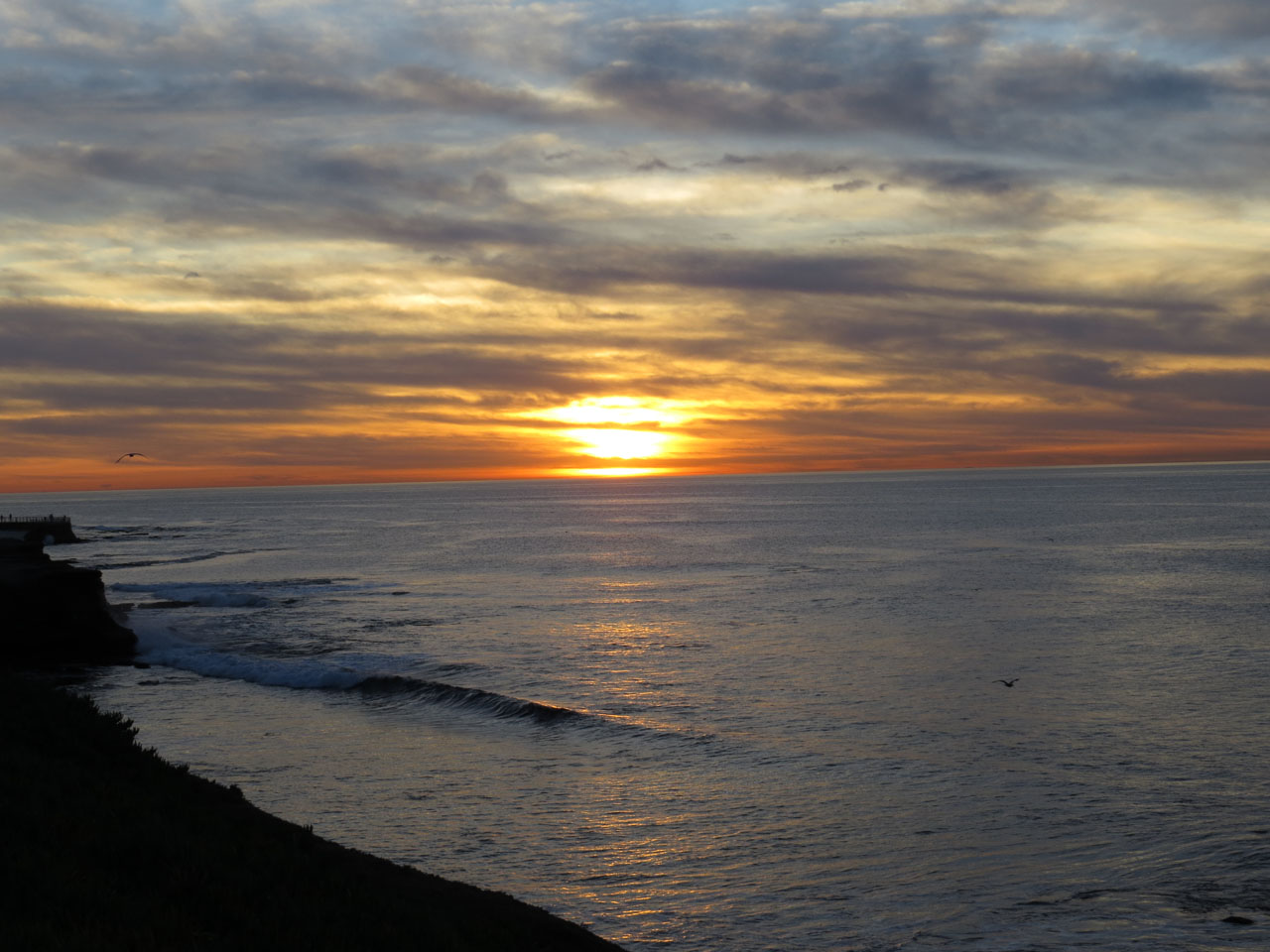 Cloudy Sunset - La Jolla Cove - La Jolla, CA